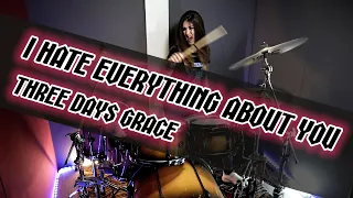 Three Days Grace - I Hate Everything About You (Drum Cover by Elisa Fortunato)