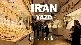 IRAN 2024 REAL LIFE Vlog 4k . Walk With ME In YAZD .khaan market 2024.
