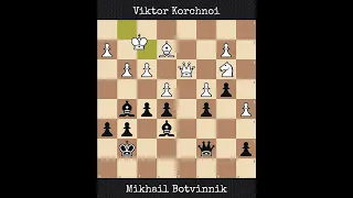 Viktor Korchnoi vs Mikhail Botvinnik | USSR Championship (1955)
