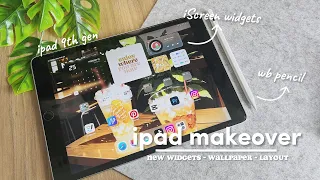 IPAD 9 MAKEOVER ✨2024 | customize with me, new widgets, aesthetic