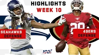 49ers & Seahawks Defensive Battle! | NFL 2019 Highlights