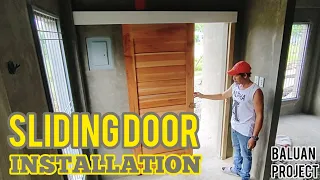 Sliding Door Installation || Paano Mag Install Ng Sliding Door Na Matibay At Malinis