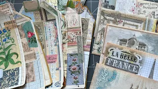 Craft with me | Random ephemera making session with my new kit