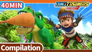 Dino Trainers S2 Compilation [01-04] | Dinosaurs for Kids | Trex | Cartoon | Toys | Robot | Jurassic