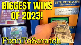 BIGGEST WINS OF 2023! $$$$ Fixin To Scratch