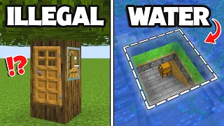 10 Crazy Ways To Hide Your BASE in Minecraft!