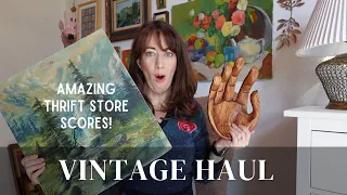 Huge Thrift Haul! | Vintage Decor for Resale on Etsy