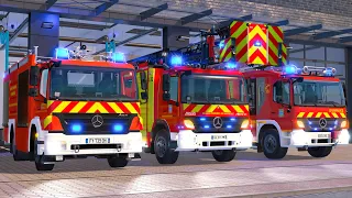 Emergency Call 112 - Marseille Firefighters Responding! 4K