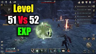 Night Crows Level 51 Vs Level 52 EXP