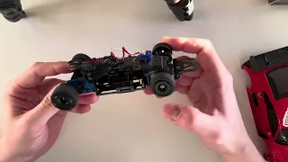 Kyosho Mini z mr04 - making it drivable on the track. Goodbye traction rolls