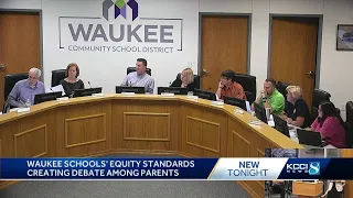 Waukee school board members to vote on Equity Standards at Monday's meeting