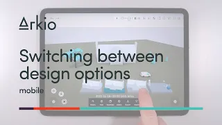 Learn Arkio - Mobile - Switching between design options