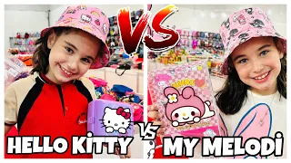 HELLO KİTTY VS MY MELODİ KIRTASİYE ALIŞVERİŞ CHALLENGE !! SENİN FAVORİN HANGİSİ ??