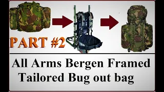 MOLLE HARNESS + ALLOY FRAME+TURTLE  (all arms) bexbugoutsurvivor