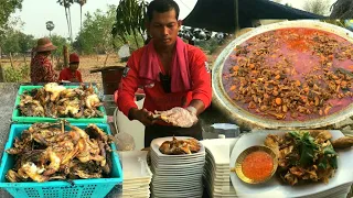 Countryside Cambodian Wedding Food Cooking And Eating | Wedding Party in Kampong Chhnang
