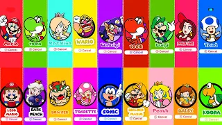 Super Mario 3D World - All 17 Characters!