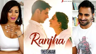 RANJHA | SHERSHAAH | Sidharth Malhotra | Kiara Advani | B Praak | Jasleen Royal  | REACTION!!