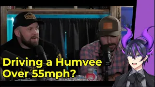 "Driving a Humvee Over 55mph - No Thanks" | Kip Reacts to The Fat Electrician