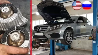 Problem solved. Replacing Engine Mounts on Mercedes W212 / Vibration when the engine is cold