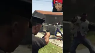 COP Almost Bit by DOG making an arrest in GTA 5