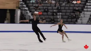 Greta CRAFOORD / John CRAFOORD SWE Short Program 2021 Cranberry Cup International