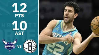 Vasilije Micic First Career Double-Double Highlights vs. Nets | March 9, 2024