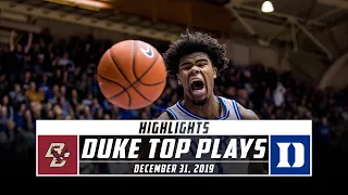 No. 2 Duke Basketball Top Plays vs. Boston College (2019-20) | Stadium