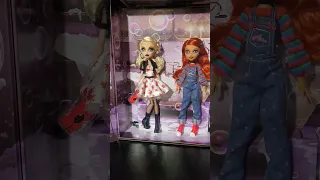 Unboxing the Monster High Skullector Chucky and Tiffany set #shorts