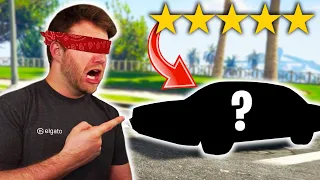 Escaping 5 Stars In The FIRST CAR I SEE In GTA5!