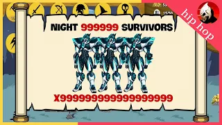 NIGHT 999999 SURVIVORS NEW BOSS HERO ROBOT - HACK STICK WAR LEGACY