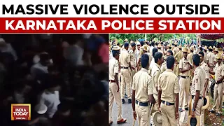 Stones Pelted At Karnataka Police Station, After Suspects Dies In Custody | Karnataka News
