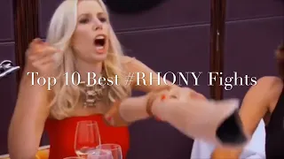 Best Housewives Fights | (Episode 4) | Top 10 Best #RHONY Fights from (Seasons 1-11)