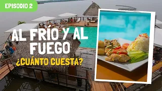 RESTAURANTE FLOTANTE 🤩l ¿Cuánto cuesta comer en AL FRÍO Y AL FUEGO? l IQUITOS 2022 #2