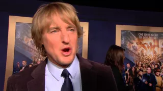 Night at the Museum: Secret of the Tomb: Owen Wilson "Jedediah" Premiere Interview | ScreenSlam
