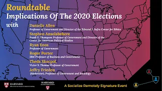 Roundtable: Implications of the 2020 Elections