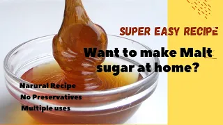 Make Malt sugar at home | SuperFood Ninja