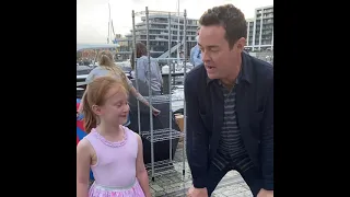 Stephen Mulhern recording 'In for a Penny' at Ocean Village, Southampton