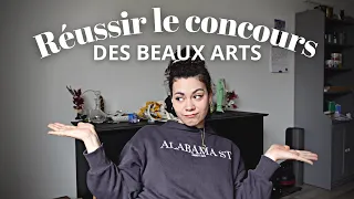 5 CONSEILS pour réussir les concours d'entrée aux BEAUX-ARTS 🦋