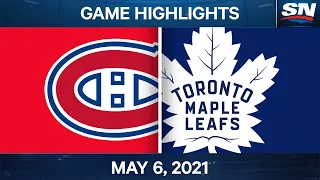 NHL Game Highlights | Canadiens vs. Maple Leafs - May 6, 2021