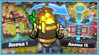 💥 FROM 1 TO 15 ARENA IN 60 MINUTES! ARENA CHALLENGE / Clash Royale