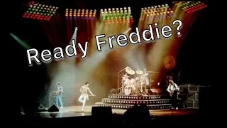 2,5 minutes full of Roger Taylor asking Freddie if he is ready