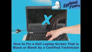 How to Fix a Windows 11 Dell Laptop Screen That is Black or Blank by a Certified Technician