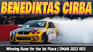 Benediktas Cirba Winning Runs on OIDC 2023 Round 2