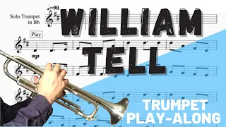 William Tell Trumpet Solo. Play-Along/Backing Track. Free Music!