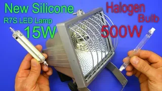 Saves Energy by replacing the old Halogen Bulb with the New Silicone r7s LED Lamp