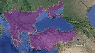 1 Minute Ottoman Empire Expansion Map made with Google Earth