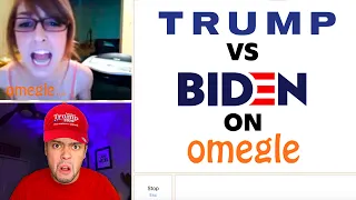 Pretending To Be A Trump Supporter VS Biden Supporter on Omegle (Social Experiment)