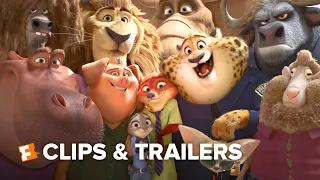 Zootopia ALL Clips + Trailers (2016) | Fandango Family