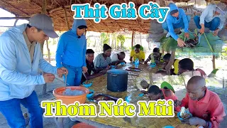 Hùng KaKa ll Chế Biến Món Thịt Nấu Giả Cầy Thơm Nức Mũi Thiết Đãi Người Dân Bản