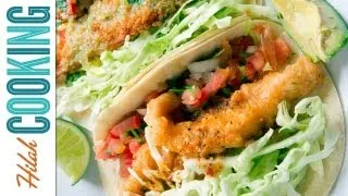 Fish Taco Recipe - How to Make Fish Tacos | Hilah Cooking Ep 2